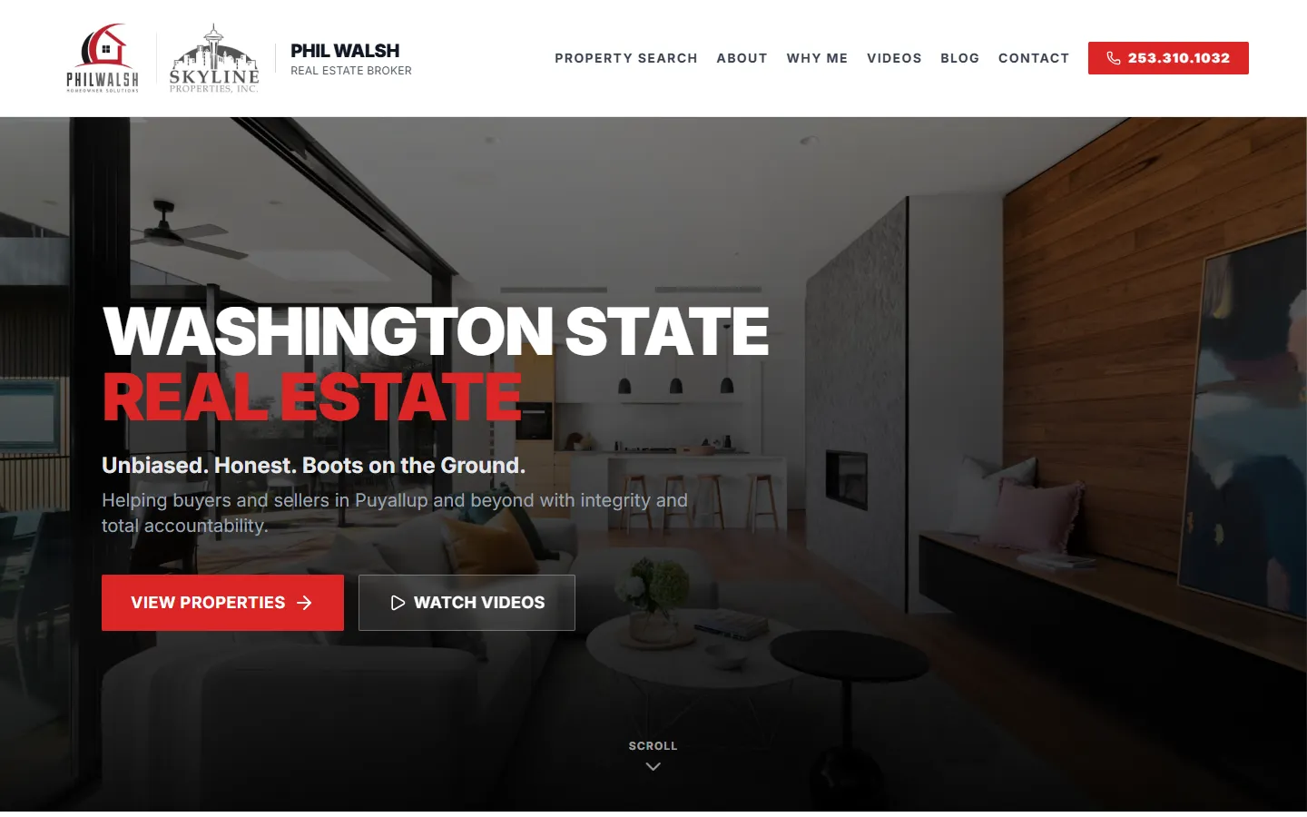 Living Near Tacoma website